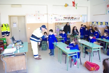 Corso di evacuazione Scuola Elementare Acquarica Protezione Civile "LA FONTANA"